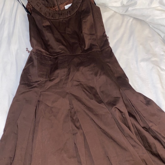 Calvin Klein brown dress - Picture 1 of 9